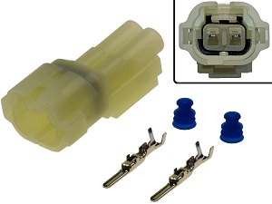 2 pole seal connector female (HM090 6187-2801, 6180-2451) 2 pole seal connector female (HM090 6187-2801, 6180-2451)