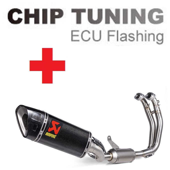 Aprilia RS 660 Tuono 660 (Factory) 2021 2022 2023 High Performance ECU Flash tuning + Akrapovic S-A6R3-APLC (Stage 3)