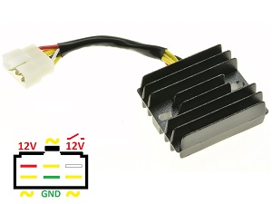 CARR201-YY - MOSFET Benzhou Quantum YY125 YY 125 Spanningsregelaar gelijkrichter (LH0909)