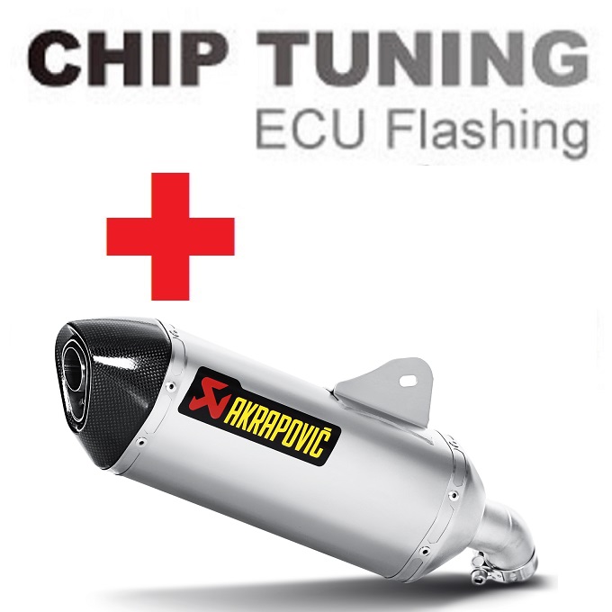 BMW C650GT 2012-2015 (Slip-On line) HIGH Performance ECU Flash tuning + Akrapovic S-B6SO1-HZSS (Stage 3)