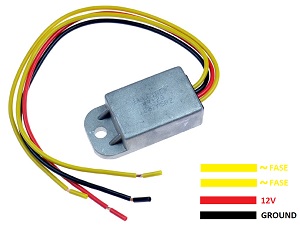 CARR1201 - 12v 4-way 75 watt compact universal voltage regulator rectifier (32800-48720)