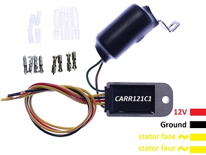 CARR121C1 - 2 fase voltage regulator with capacitor, no batterie needed - for LED lighting