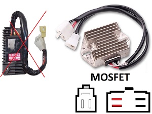 CARR361 - Yamaha XVZ MOSFET Régulateur de tension redresseur