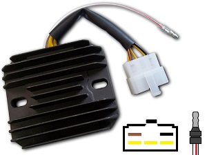 CARR371 - Kawasaki KZ Z MOSFET Voltage regulator rectifier