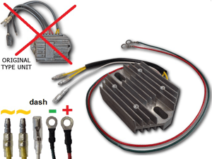 CARR511 - Ducati Moto Guzzi 2 fase MOSFET Voltage regulator rectifier CARR511 - Ducati Moto Guzzi 2 fase MOSFET Voltage regulator rectifier