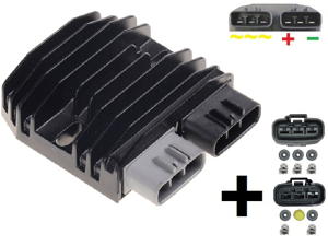 CARR5925 + contra Triumph Yamaha MOSFET Régulateur de tension redresseur (amélioré SH847) T1300675, T1300022, T1300470, T1300470