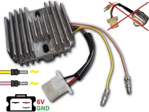 CARR681 SH223 6V Voltage regulator rectifier