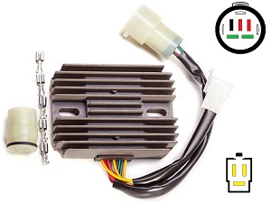 CARR824-LI Honda XRV750 Africa Twin RD04 MOSFET Voltage regulator rectifier - Lithium Ion