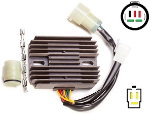 CARR824-LI Honda XRV750 Africa Twin RD04 MOSFET Spanningsregelaar gelijkrichter - Lithium Ion