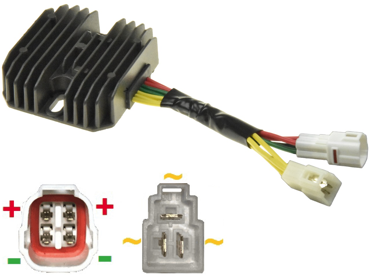 CARR8521 Suzuki 600 650 700 750 800 1000 1250 1300 1500 MOSFET Spanningsregelaar gelijkrichter CARR8521 Suzuki 600 650 700 750 800 1000 1250 1300 1500 MOSFET Spanningsregelaar gelijkrichter