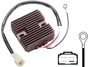 CARR984-LI Yamaha MOSFET Voltage regulator rectifier - Lithium Ion