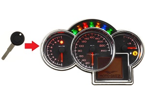 Moto Guzzi 1x transponder key programmeren → telerunit Moto Guzzi 1x transponder key programmeren → telerunit