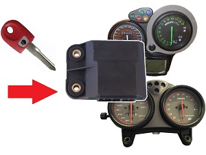 Ducati Monster S4 ST4 ST4s 1x chip sleutel → IMMO unit 28640321A Ducati Monster S4 ST4 ST4s 1x chip sleutel → IMMO unit 28640321A