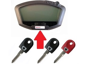 Ducati 3x chip sleutel programmeren → unit Ducati 3x chip sleutel programmeren → unit