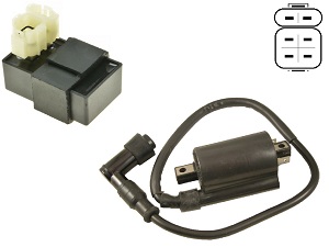 Improved E-ton Eton Viper 70 igniter ignition module CDI Box Improved E-ton Eton Viper 70 igniter ignition module CDI Box