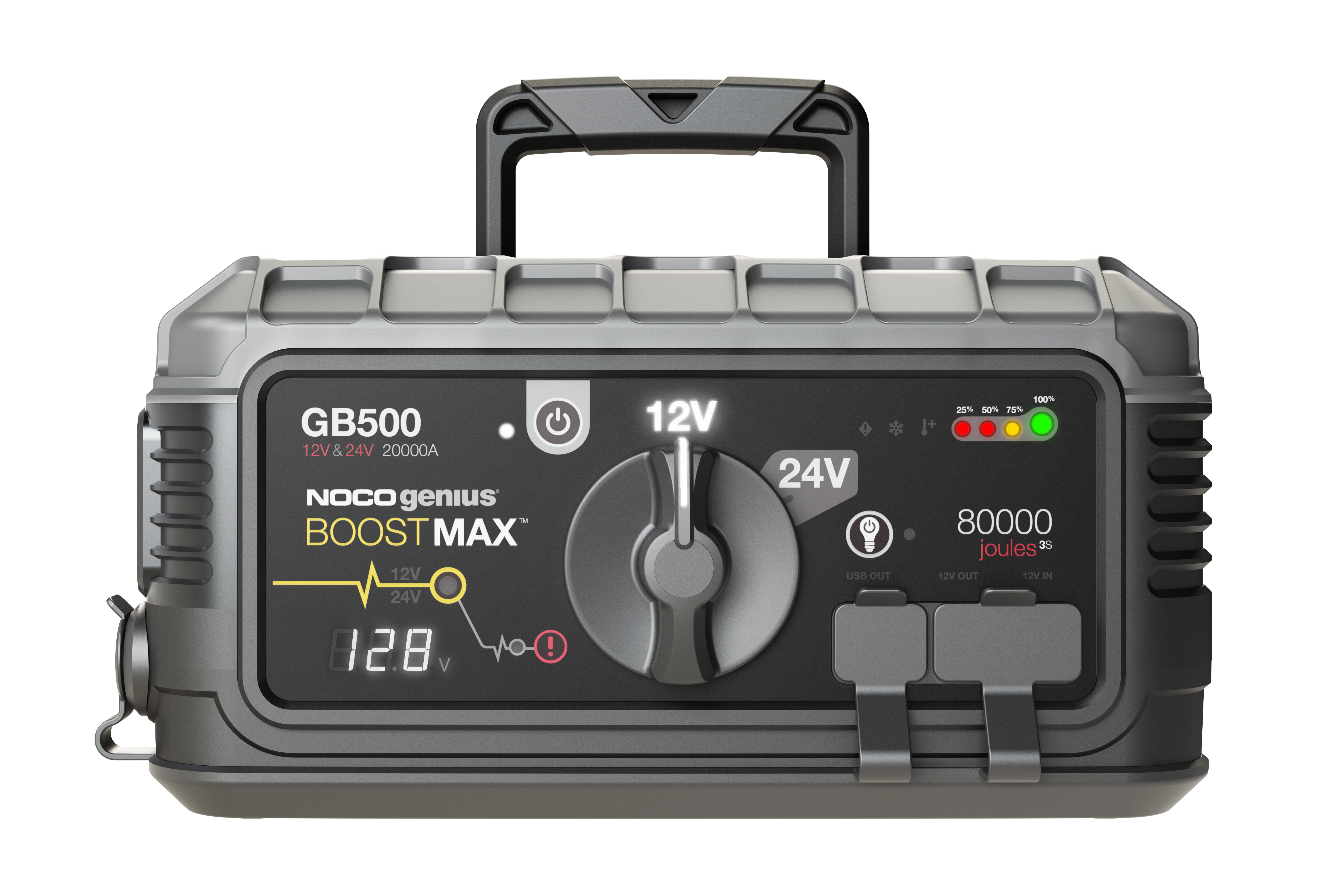 Noco Genius Boost Max GB500 12V and 24V jump starter