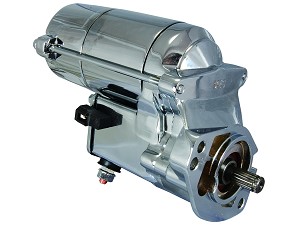 Harley-Davidson Road King Electra Glide Ultra Classic Heritage Softail Street Bob chroom startmotor Harley-Davidson Road King Electra Glide Ultra Classic Heritage Softail Street Bob chroom startmotor