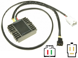 Honda XL125V Varadero 125 2007-2016 MOSFET Spanningsregelaar gelijkrichter (31600-KPC-D51, SH678FE) Honda XL125V Varadero 125 2007-2016 MOSFET Spanningsregelaar gelijkrichter (31600-KPC-D51, SH678FE)