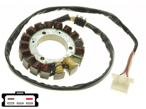 Kawasaki KLR650 Stator - CARESG4511 Kawasaki KLR650 Stator - CARESG4511