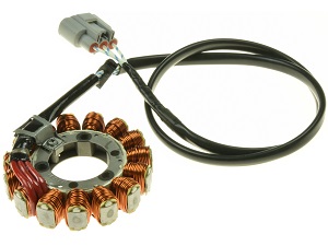 Kawasaki ZX-6R ZX-10R ZX10 Ninja H2 SX SE stator alternator rewinding - OEM 21003-0107, 21003-018