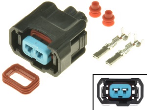 Motor motorfiets injector connector stekker Motor motorfiets injector connector stekker