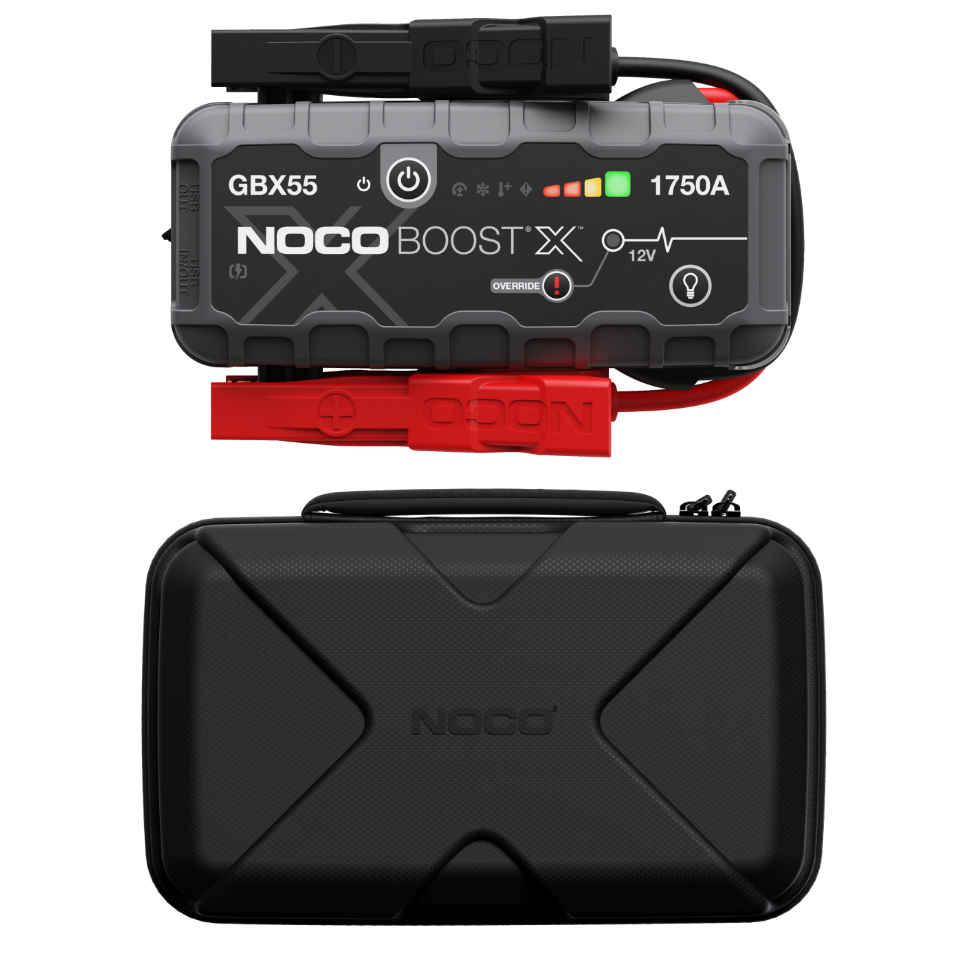 Noco Boost X GBX55 UltraSafe Lithium Jump Starter + GBC102 Case