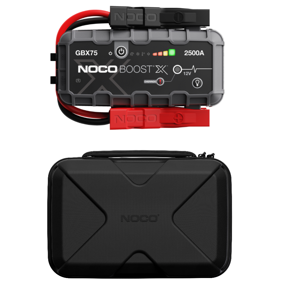 Noco Boost X GBX75 UltraSafe Lithium Jump Starter + GBC103 Case