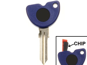 Piaggio/Vespa/Gilera chip Sleutel + chip (PIA-1B004020, PIA-573960) Piaggio/Vespa/Gilera chip Sleutel + chip (PIA-1B004020, PIA-573960)