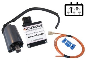 Improved Suzuki UG110 Hokuto CDI black box computer brain (J78, CB7461) Improved Suzuki UG110 Hokuto CDI black box computer brain (J78, CB7461)