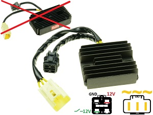 CARR691-TGB TGB 300XL large - MOSFET Voltage regulator rectifier