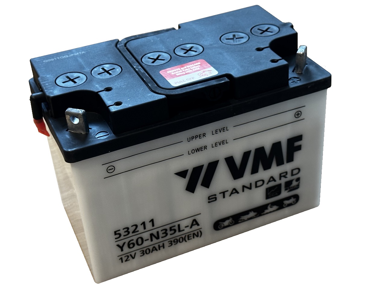 VMF 53211 Y60-N35L-A / 12V 30AH 390(EN) compleet met zuur