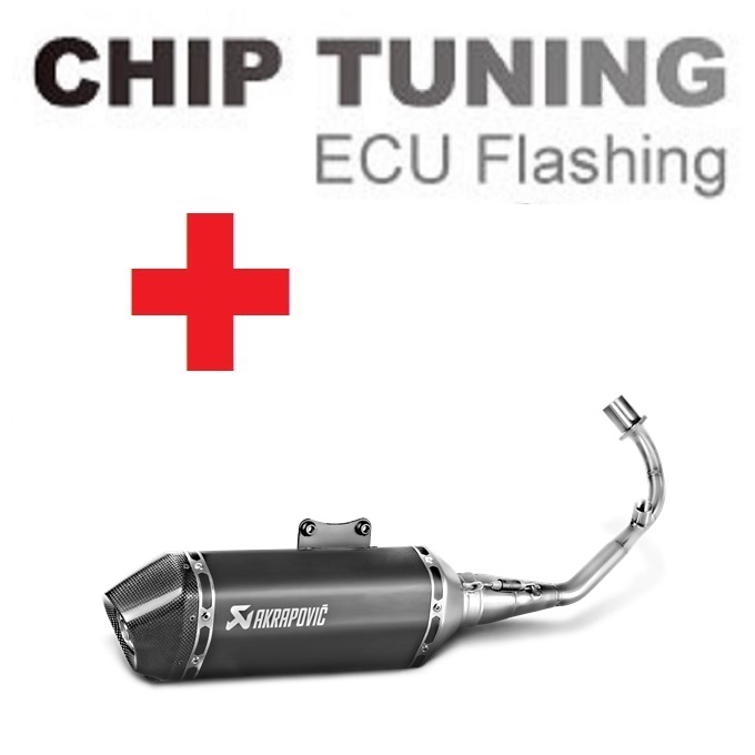 Vespa Primavera / Sprint 125e en 150e 3V 2017-2020 Hoge Performance ECU Flash tuning+Akrapovic S-VE125R2-HZBL (Stage 3) Vespa Primavera / Sprint 125e en 150e 3V 2017-2020 Hoge Performance ECU Flash tuning+Akrapovic S-VE125R2-HZBL (Stage 3)