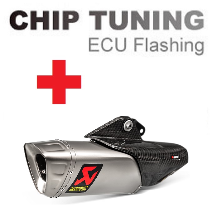 Yamaha R1 2015-2023 Hoge Performance ECU Flash tuning + Akrapovic S-Y10SO18-HAPLT (Stage 3)