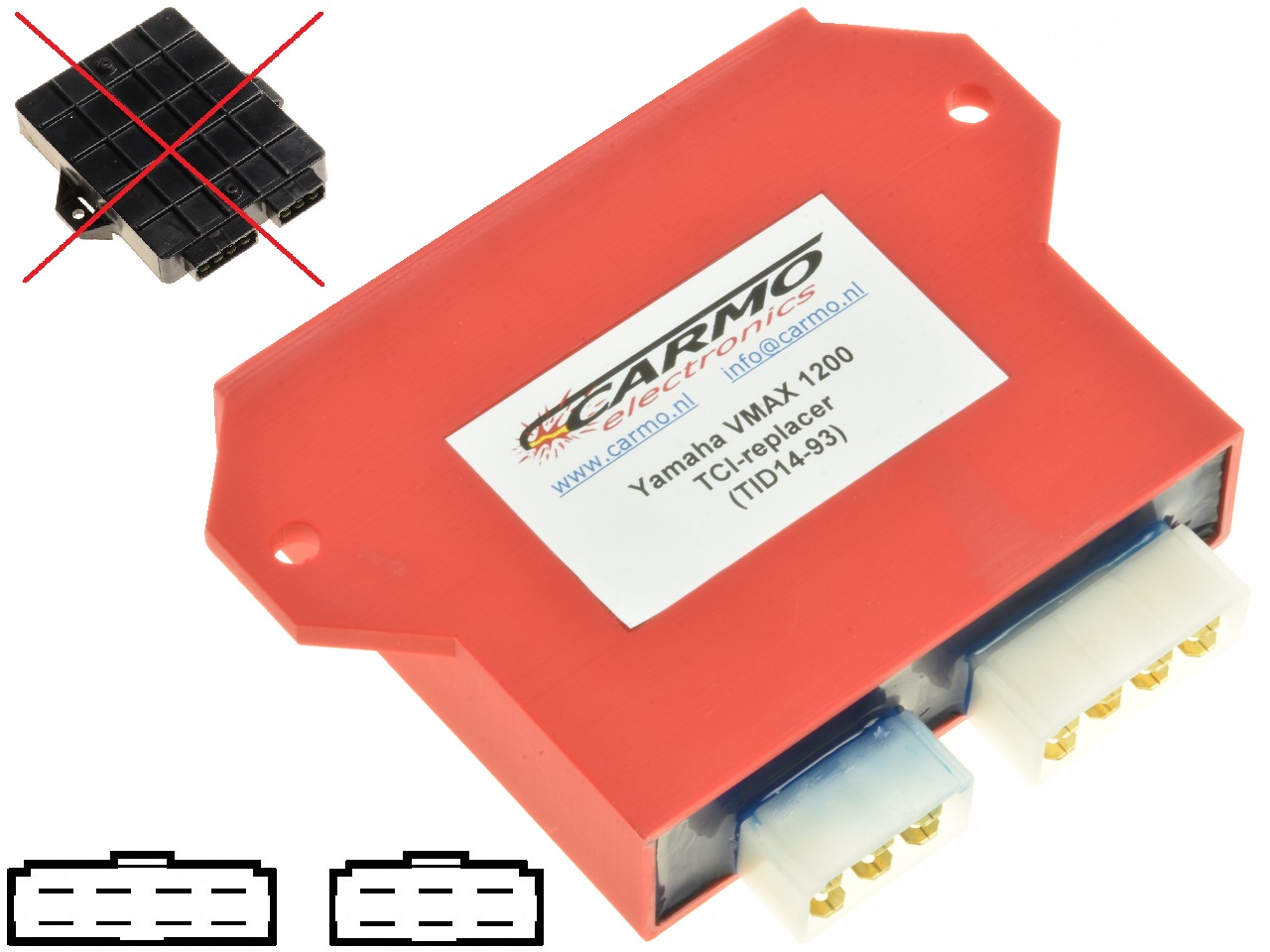 Yamaha VMax 1200 VMX12 igniter ignition module CDI TCI Box (TID14-93) Yamaha VMax 1200 VMX12 igniter ignition module CDI TCI Box (TID14-93)