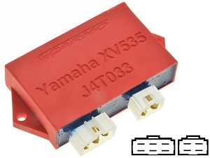 Yamaha XV535 Virago igniter ignition module CDI TCI Box (J4T033, 3BT-00) Yamaha XV535 Virago igniter ignition module CDI TCI Box (J4T033, 3BT-00)