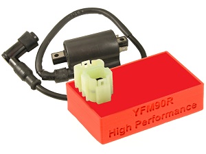 Improved Yamaha YFM90R YFM90 Raptor CDI TC box brain more power no rev limiter 2013-2023 Improved Yamaha YFM90R YFM90 Raptor CDI TC box brain more power no rev limiter 2013-2023