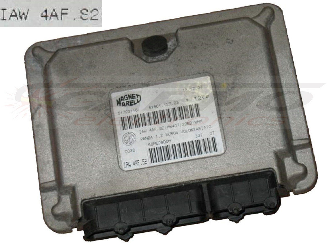 Fiat Panda 1.2 8V injectie ECU ECM CDI motor computer unit (IAW4AF.S2, IAW 4AF.S2, IAW 4AF.SP)