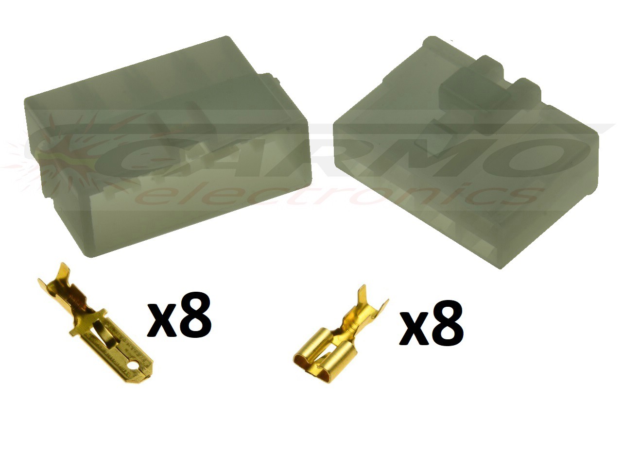 8-polige pin automotive connector stekker 8FA-250S 8MA-250S set - Klik op de afbeelding om het venster te sluiten