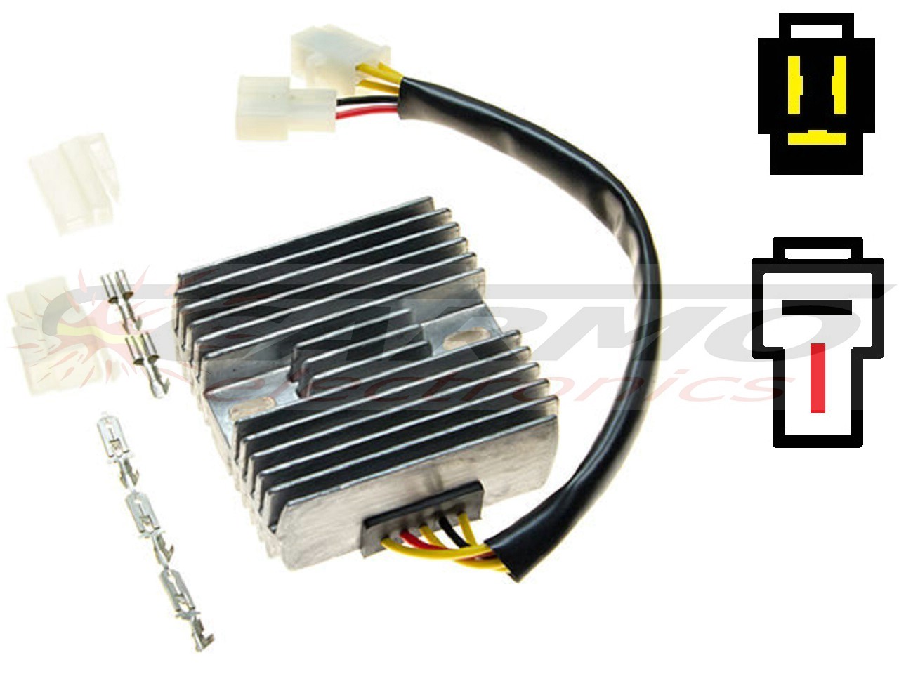 CARR171 - Suzuki DR GS GSX RF Husaberg FE FS FC MOSFET Spanningsregelaar gelijkrichter (SH640HA) - Klik op de afbeelding om het venster te sluiten