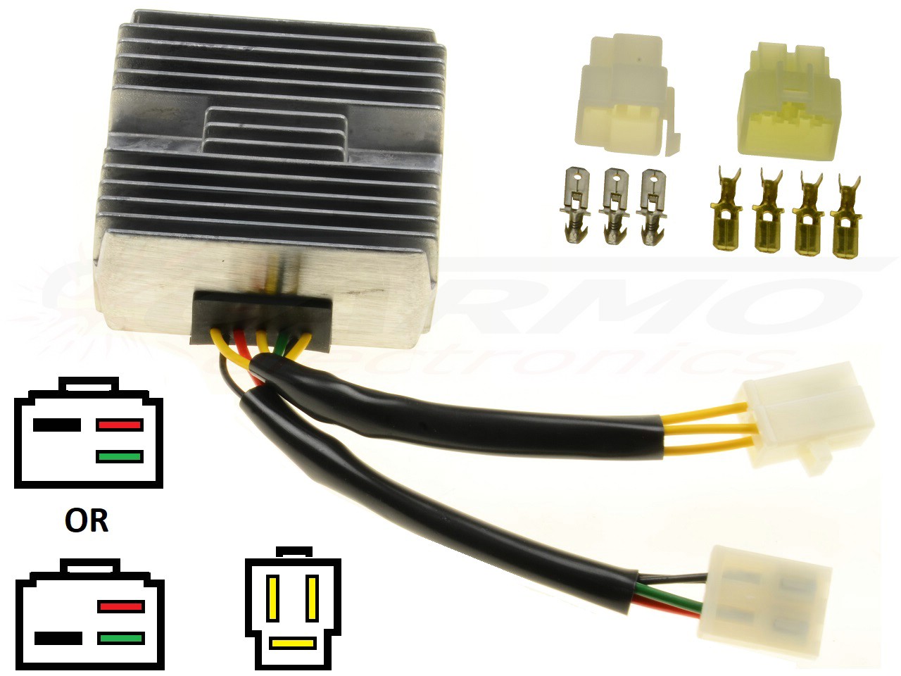 CARR181 Honda CB CH CM FT MOSFET Spanningsregelaar (SH532, SH535, Shindengen) - Klik op de afbeelding om het venster te sluiten