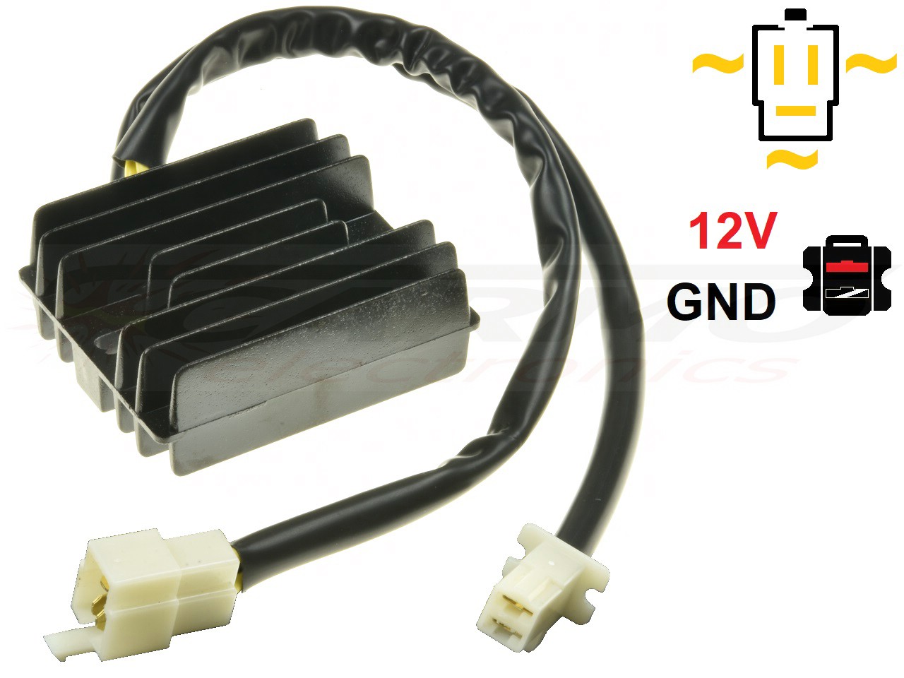 CARR201-DRZ - MOSFET Suzuki DR-Z400 RMX250S Spanningsregelaar gelijkrichter Lithium Ion (32800-08D00) - Klik op de afbeelding om het venster te sluiten