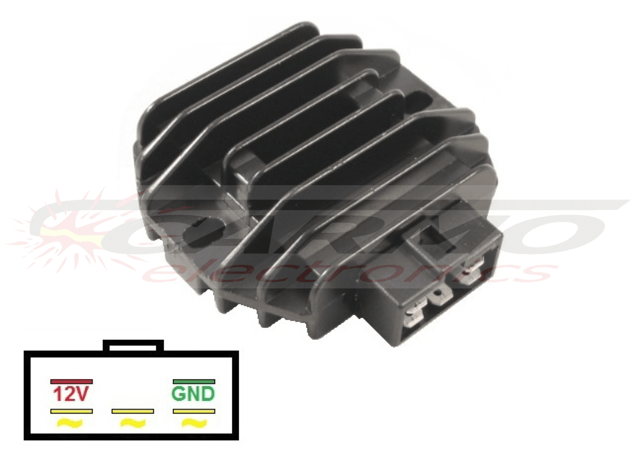 CARR202 A MOSFET Spanningsregelaar gelijkrichter (SH640D-12, SH661-12, SH713AA, SH719AA) - Klik op de afbeelding om het venster te sluiten