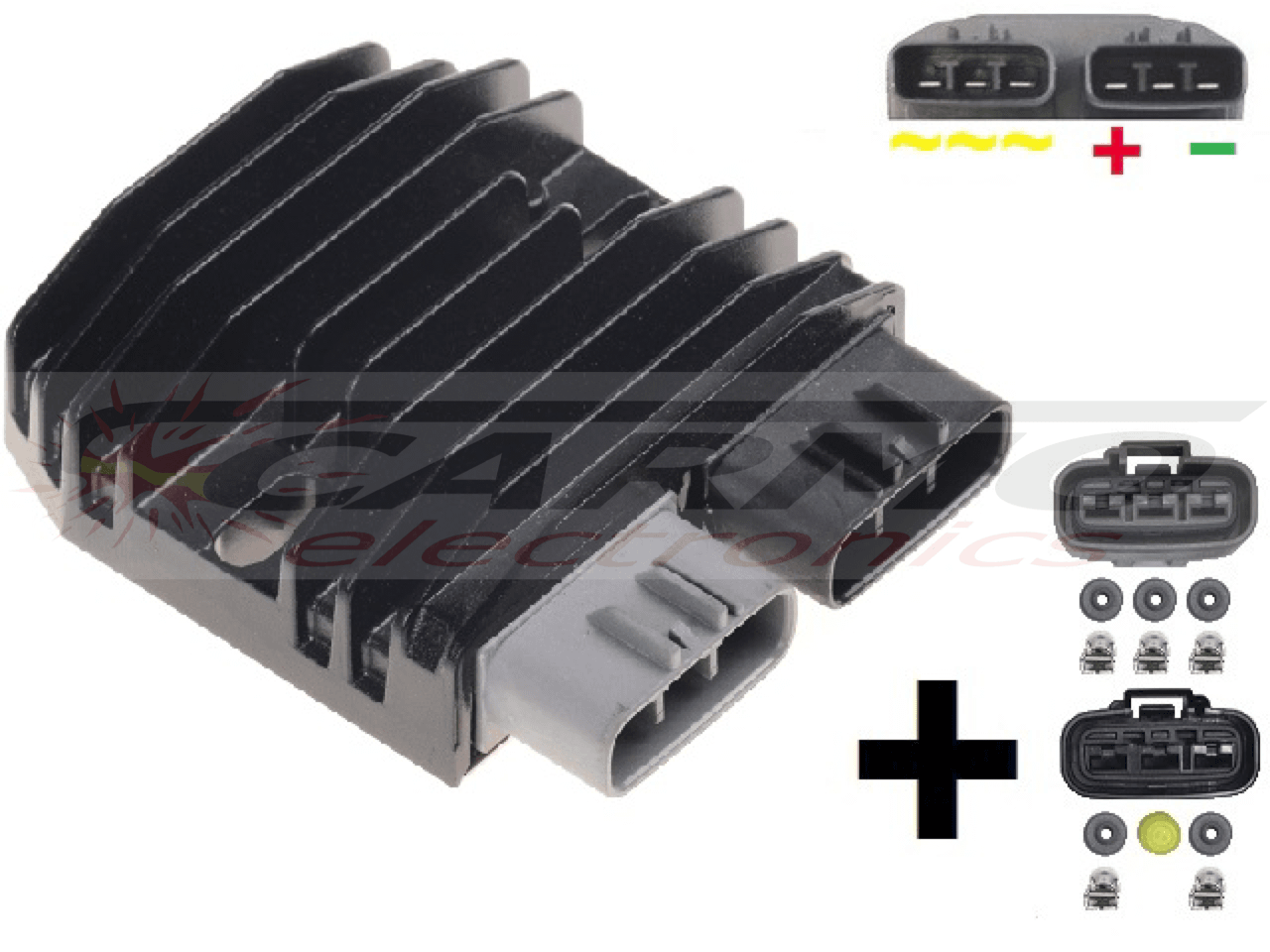 CARR5925 + contra Honda Kawasaki Polaris MOSFET Spanningsregelaar gelijkrichter (verbeterde SH847) - Klik op de afbeelding om het venster te sluiten