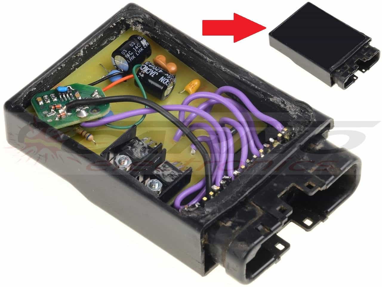 Honda CBR600F3 verbeterde CDI unit ECU ontsteking (MALA, MALG) - Klik op de afbeelding om het venster te sluiten