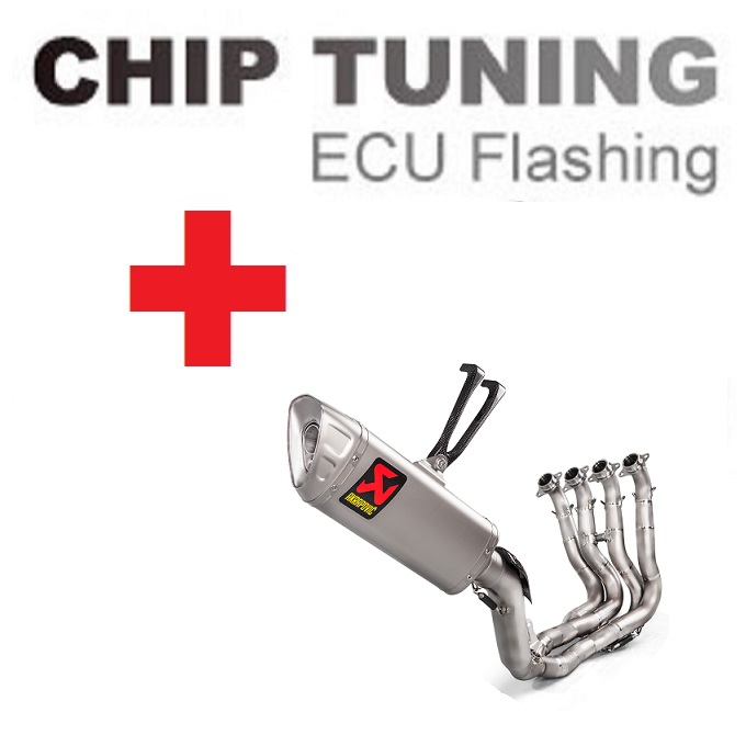 Honda CBR1000RR modellen 2017-2019 Titanium Hoge Performance ECU Flash tuning + Akrapovic S-H10E1-APLT (Stage 3) - Klik op de afbeelding om het venster te sluiten