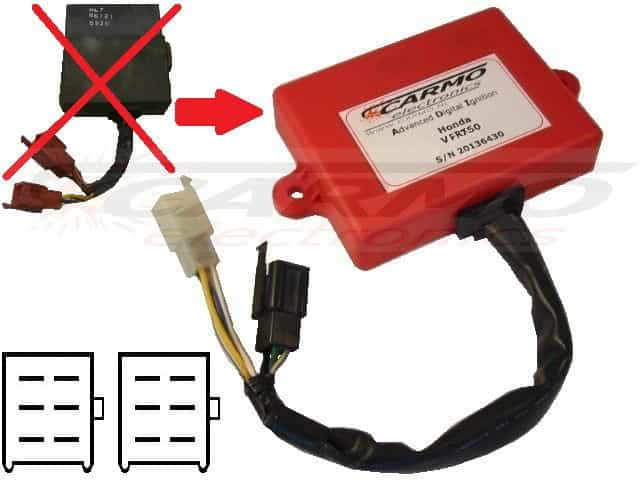 Honda VFR750F RC24 CDI unit ECU ontsteking (ML7m) - Klik op de afbeelding om het venster te sluiten