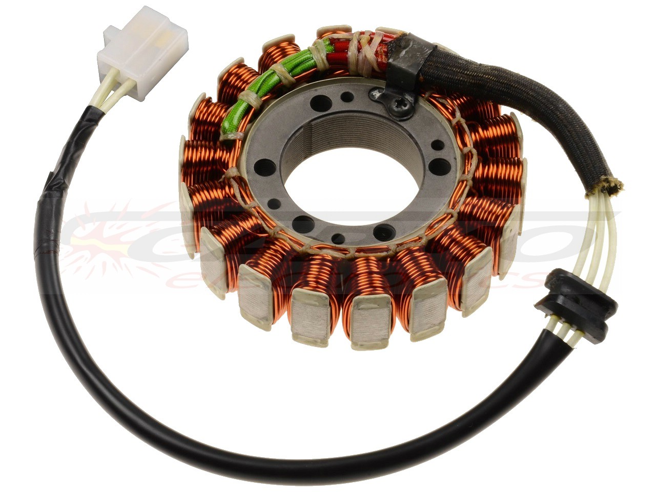 Kawasaki Z750 stator dynamo revisie / herwikkelen - Klik op de afbeelding om het venster te sluiten