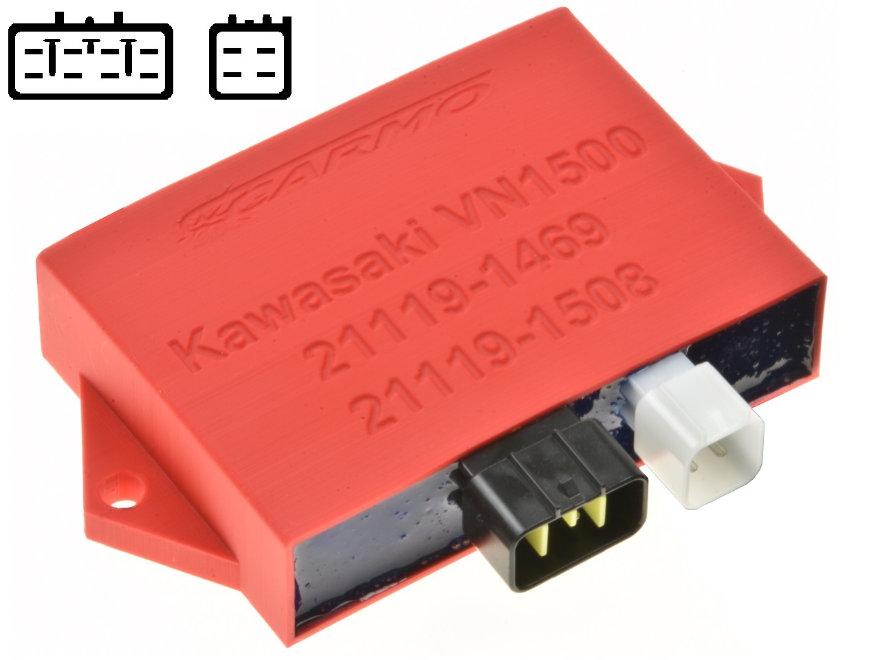 Kawasaki VN1500 Vulcan CDI unit ECU ontsteking 21119-1469 21119-1508 - Klik op de afbeelding om het venster te sluiten