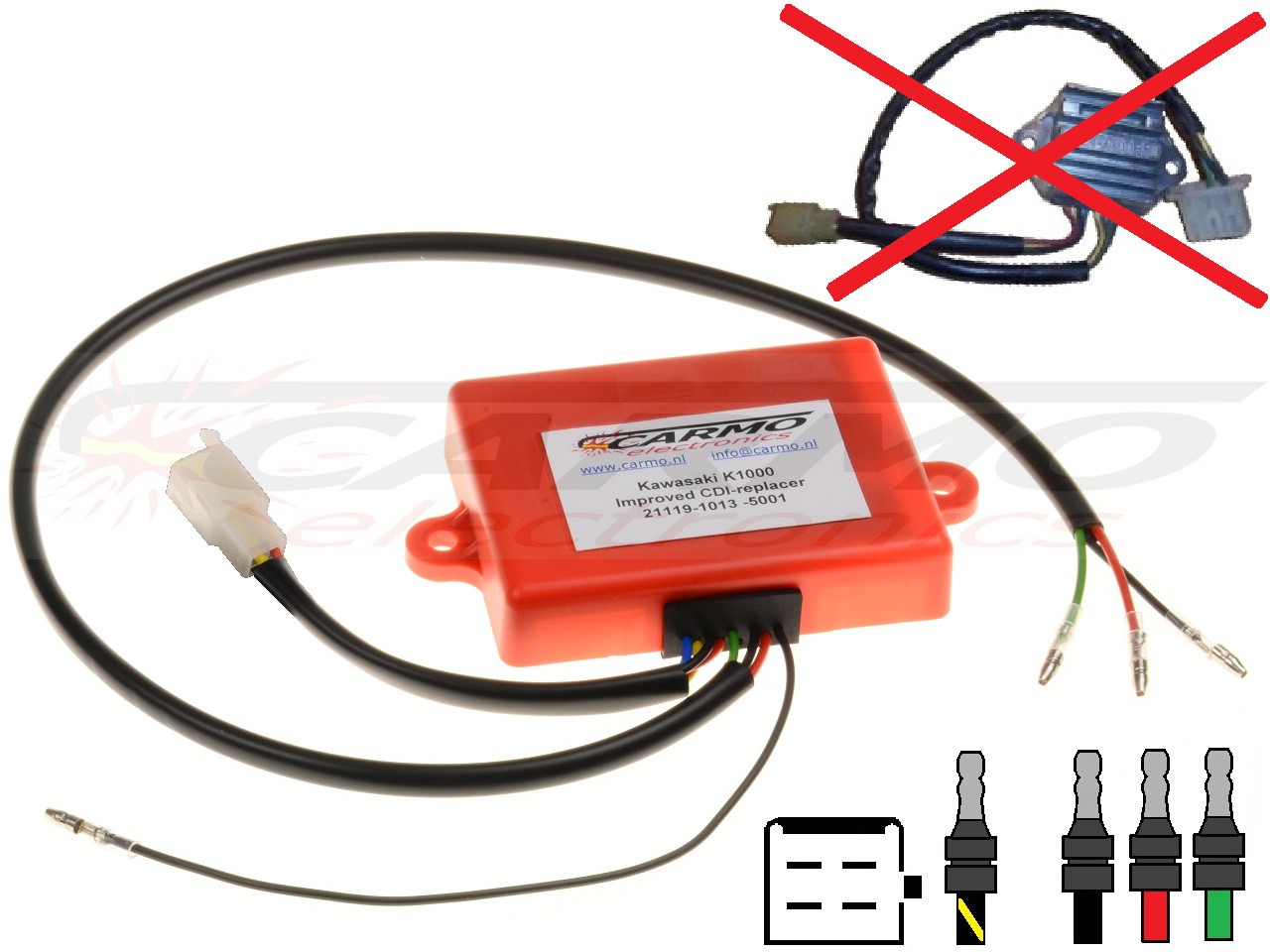 Kawasaki Z1000 IC IGNITER 21119-1013 -5001 - Klik op de afbeelding om het venster te sluiten