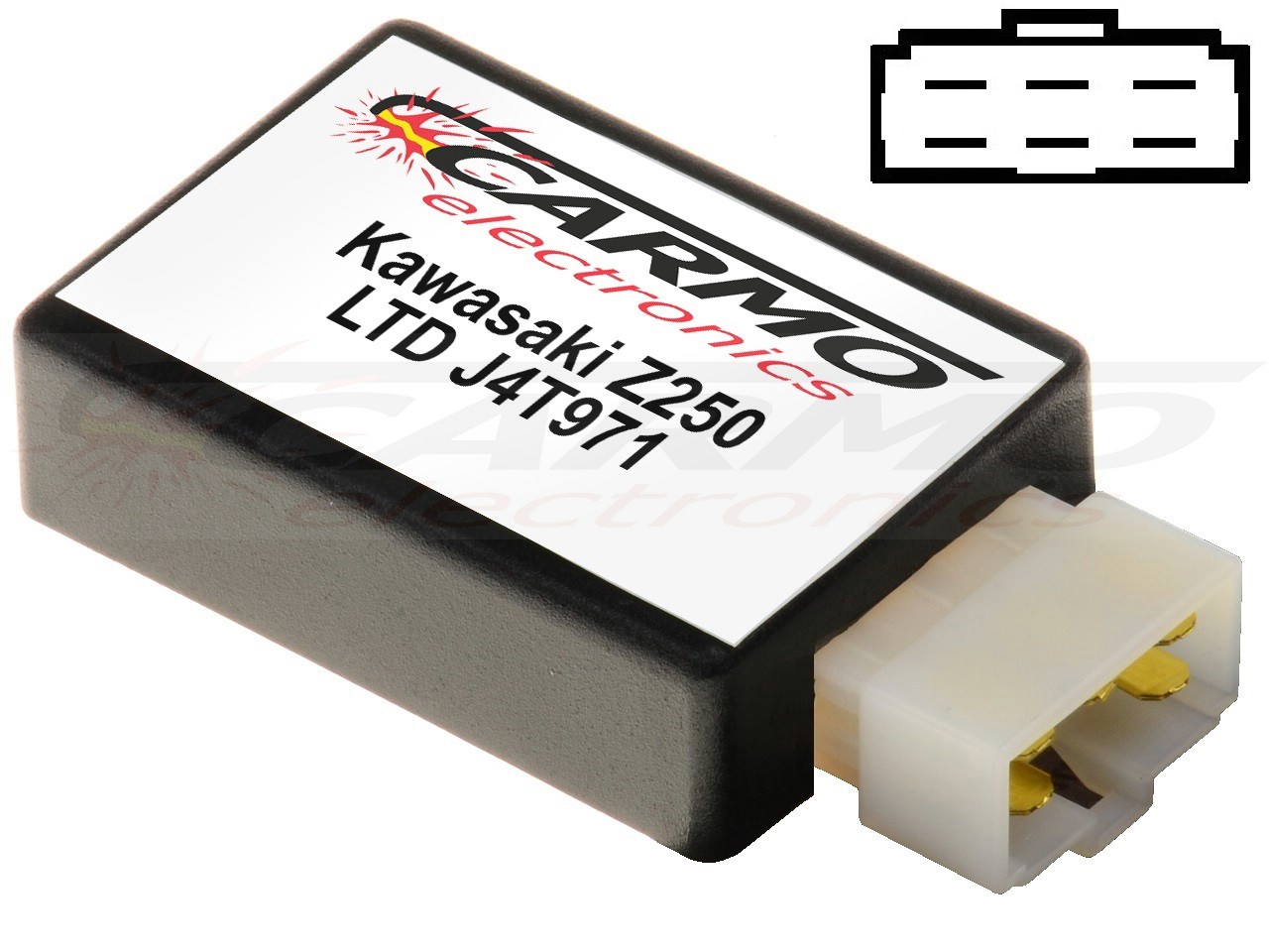 Kawasaki Z250 KZ250 LTD CDI unit ECU ontsteking (J4T971) - Klik op de afbeelding om het venster te sluiten